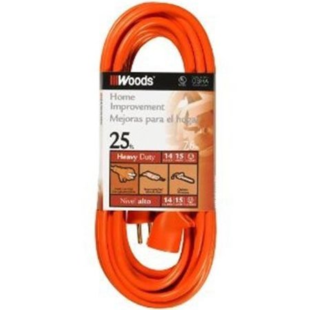 WOODS WIRE Woods Wire 860-625 25 ft. 14-3 Sjtw-A Orangeextension C 860-625